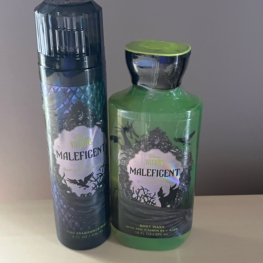 Bath & Body Works Disney Villains Maleficent Body Wash & Fine Fragrance Mist